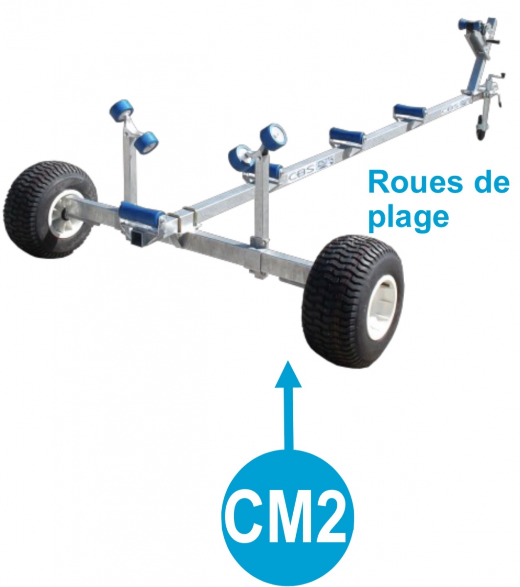 La cote des chariots de plage