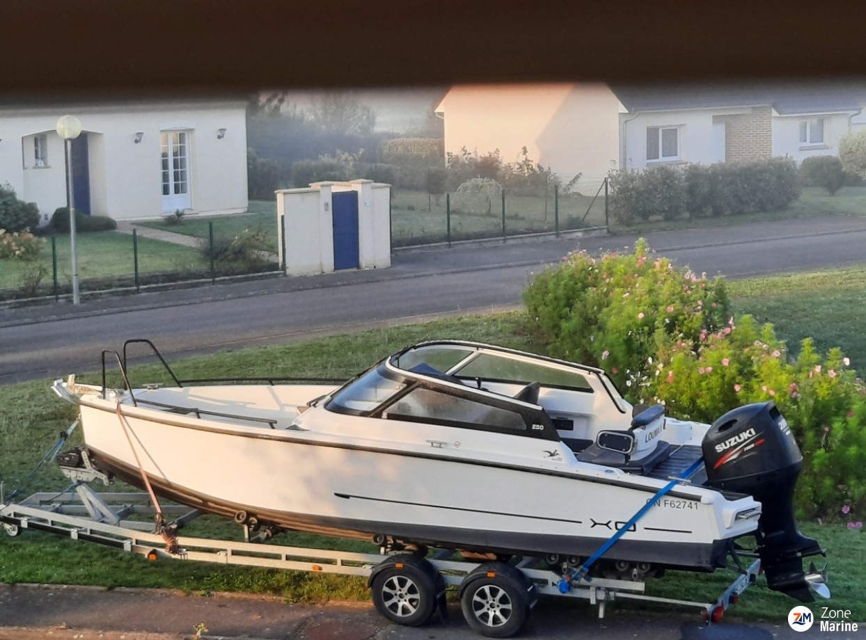 xo 250 open dayboat hors bord