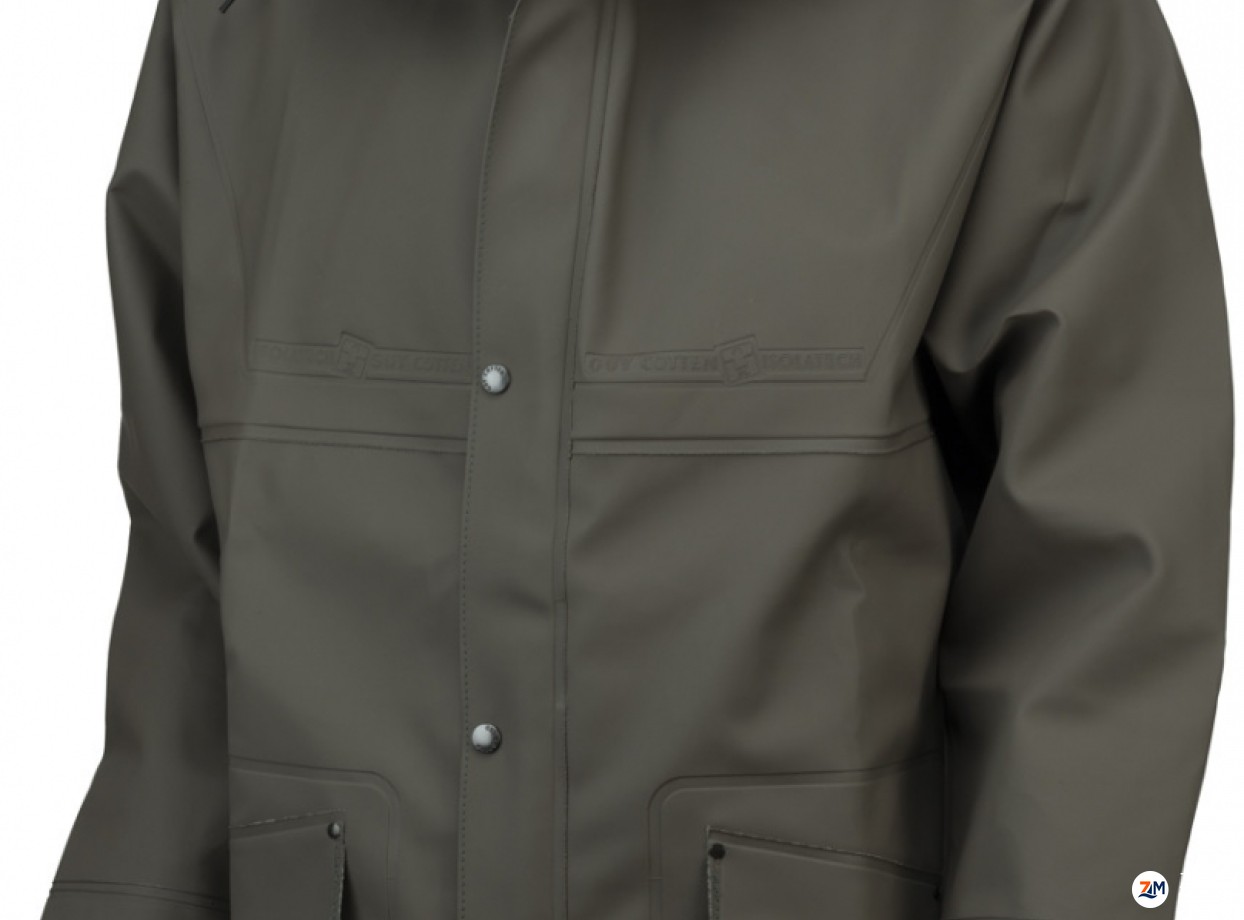 Veste Ciré Isoder Glentex étanche Guy Cotten verte pêche