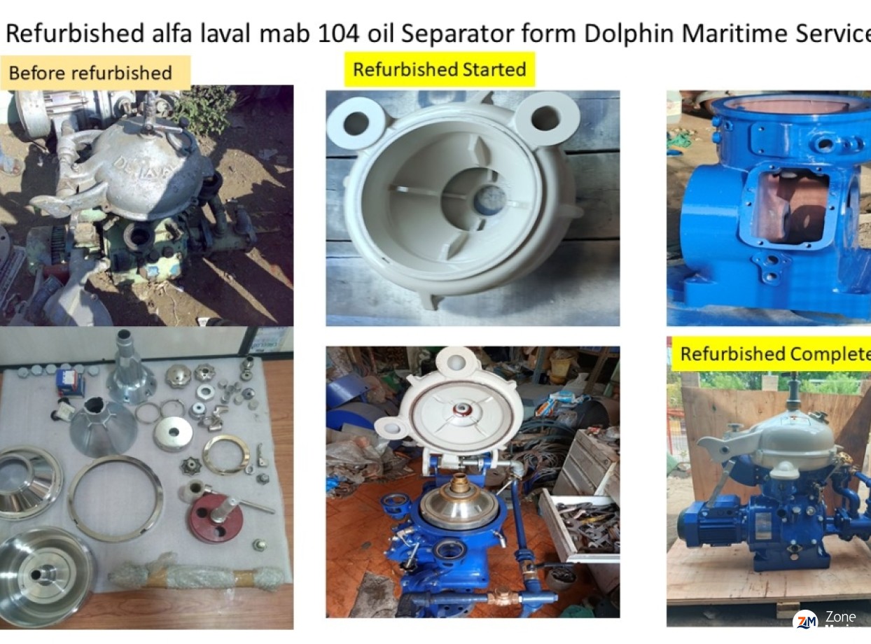 alfa laval MAB 104 & MAB 103 oil separator 
