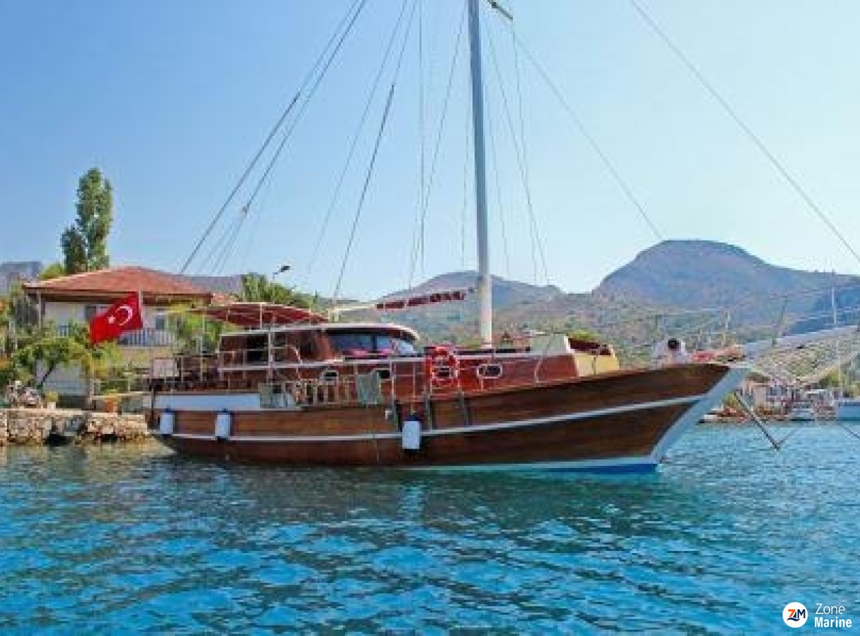  Goélette 15 m année 2014 équipée aménagée avec 4 cabines 8 passagers