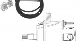 Kit encastrement pour pompe Seastar Standard