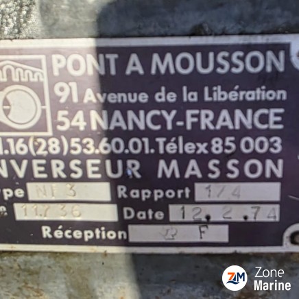 Réducteur Masson NF3 ratio 1/4