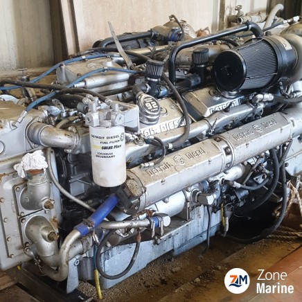 Detroit Diesel 12V92 & ZF BW 195 ratio 2,571:1