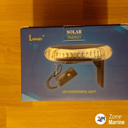 Feu Led Navigation Solaire 360° Multifonction avec Télécommande