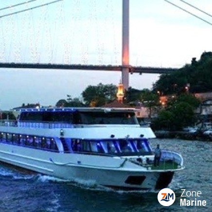  Bateau passagers restaurant 40 m rénové 2017 pour 420 invités 