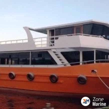 Bateau excursion passagers restaurant 24 m neuf capacité 150 passagers. Avec finitions au choix