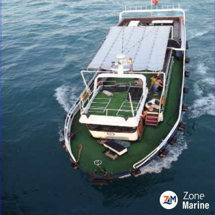 Bateau passagers restaurant de 16 m construction en acier rénovée en 2012 