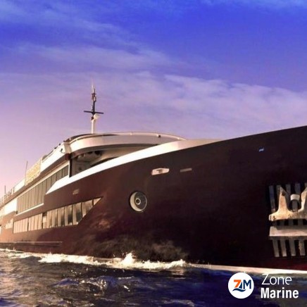Magnifiqueet luxueux bateau passagers restaurant bar évent réceptif boutique de luxe 45 mè tout équipé pour le confort et la sécurité de 350 passagers