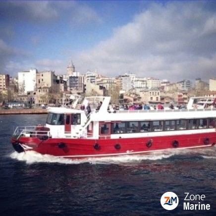Bateau restaurant 23 m tout équipé pour 150 passagers rénové en 2013