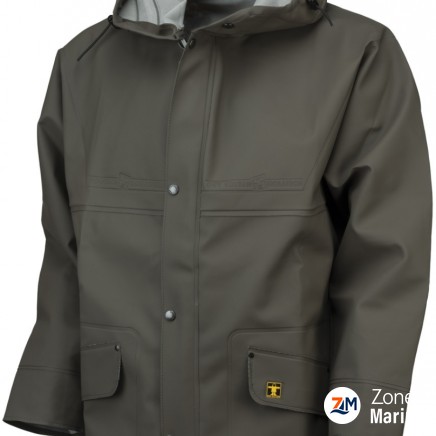 Veste Ciré Isoder Glentex étanche Guy Cotten verte pêche