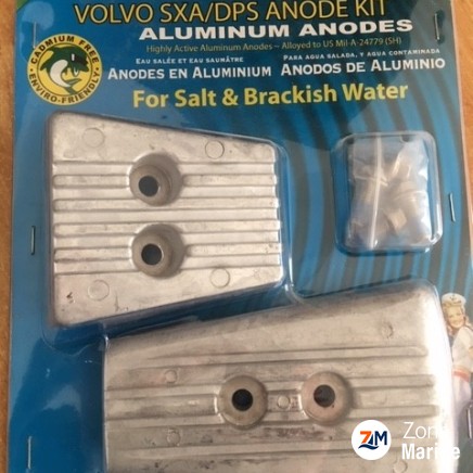 kit anode martyr pour VOLVO SX-A ET DPS