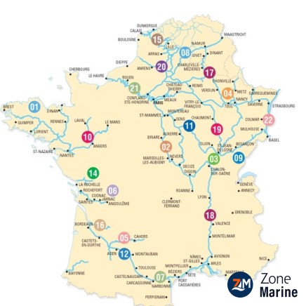 Navigation fluviale : Guides Editions du Breil disponibles 