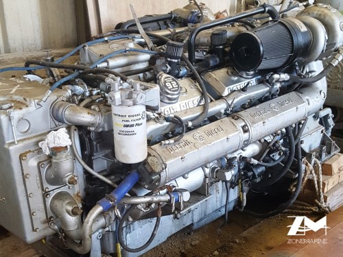 Detroit Diesel 12V92 & ZF BW 195 ratio 2,571:1