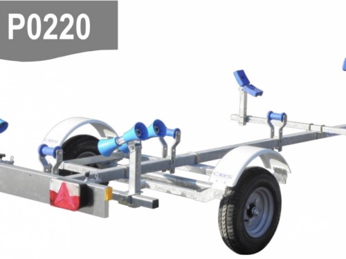 Remorque bateau pneumatique 3m à 5m