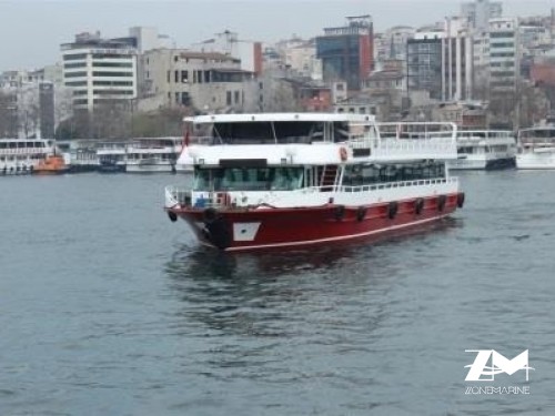 Bateau passagers restaurant rénové en 2017 de 33 m tout équipé aménagé pour 300 couverts en croisière