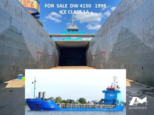 Exclusively for sale: - MPP ship DW 4150, BLT 1998 Nth, ICE CLASS 1A