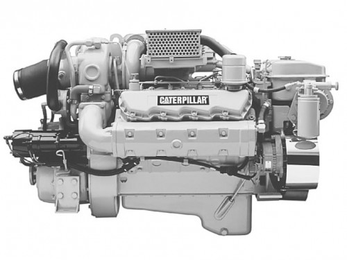 Caterpillar 3208 toute puissance N°S, 1Z et UP.