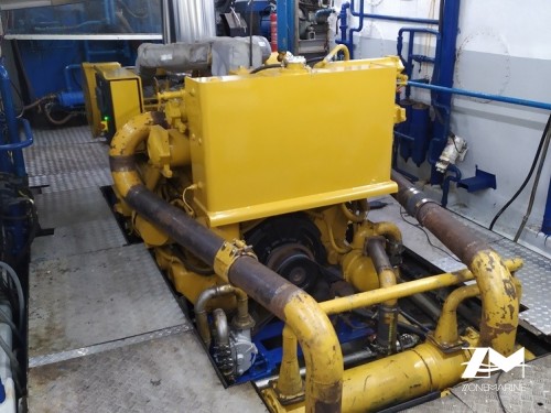 Moteur Marin Caterpillar 3508 C 783 bkW 1050 bHP1600 rpm