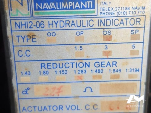 NAVALIMPIANTI NH12-06 HYDRAULIC INDICATOR in Stock for Sale