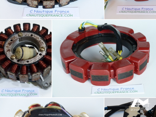 STATOR ALLUMAGE OCCASION YAMAHA MERCURY JOHNSON HONDA SUZUKI EVINRUDE casse marine pour moteur hors-bord