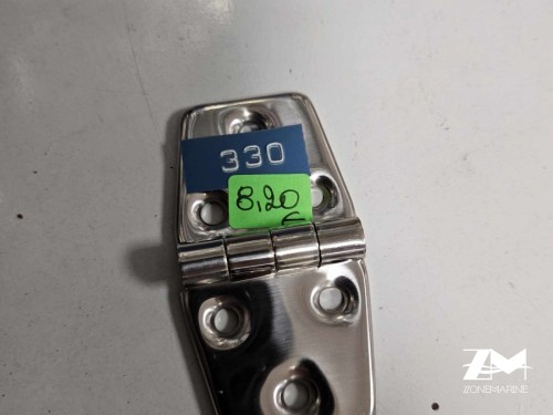 Charnière Inox 73x38mm