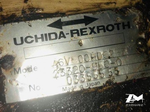 UCHIDA REXROTH A6V500HD62FZ & A2F160W2S8 HYDRAULIC PUMPS 