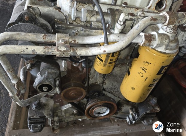 Moteur marin Caterpillar C9 pour pièces 