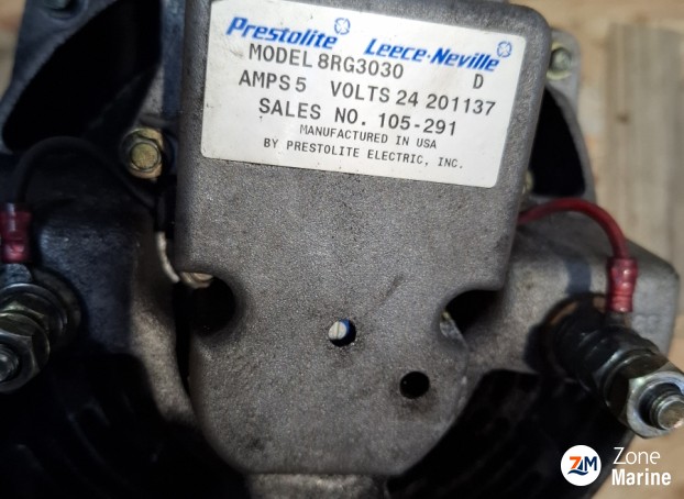 Alternateur PRESTOLITE  8LHA3071P 75 A 24 Volts