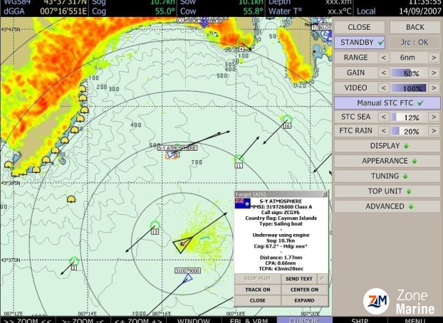 Sodena Turbo Win navigation plotter