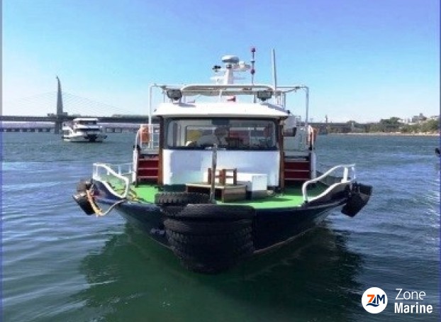 Barco restaurante de pasajeros de 16 m, construcción de acero renovado en 2012