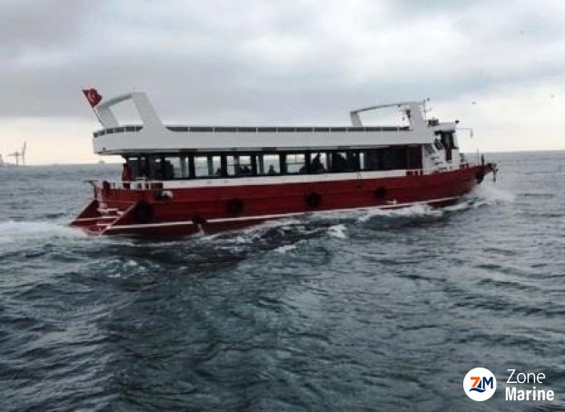Bateau restaurant 23 m tout équipé pour 150 passagers rénové en 2013