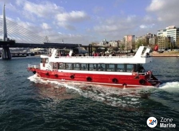 Bateau restaurant 23 m tout équipé pour 150 passagers rénové en 2013