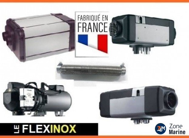 Echappement pour groupe électrogène et webasto de bateau