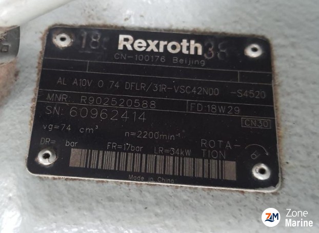 MITSUBISHI, REXROTH & SACMI-IMOLA HYDRAULIC PUMPS