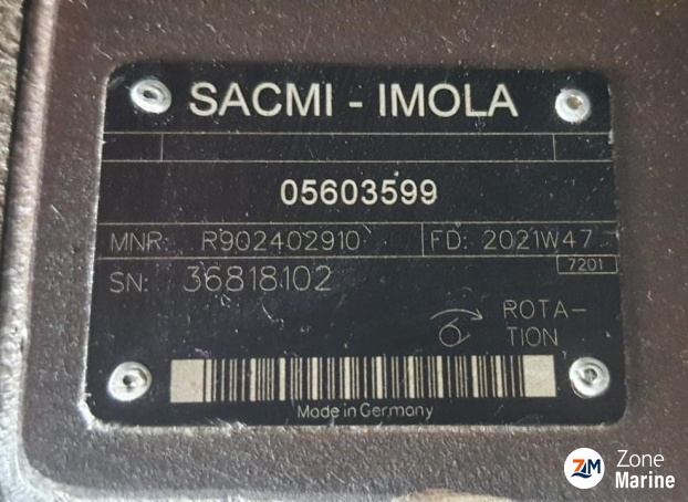 MITSUBISHI, REXROTH & SACMI-IMOLA HYDRAULIC PUMPS