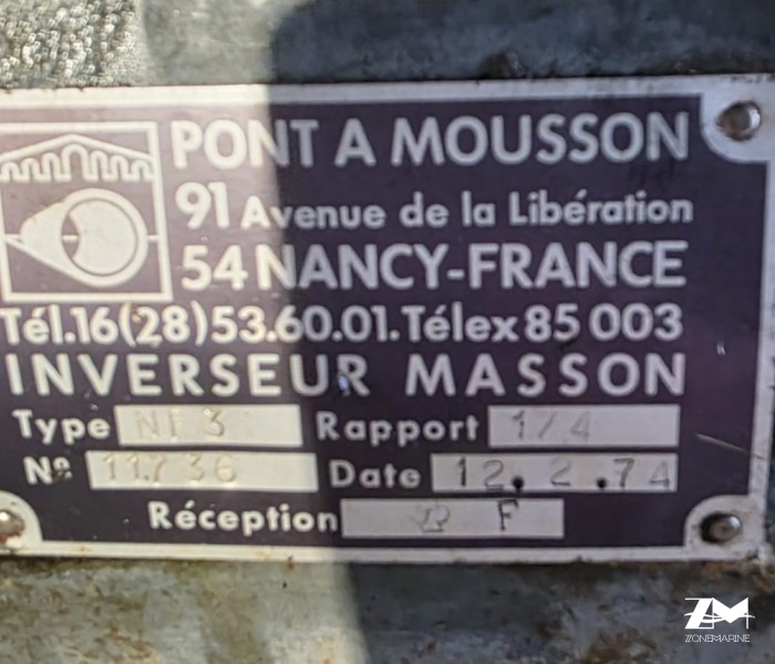 Réducteur Masson NF3 ratio 1/4