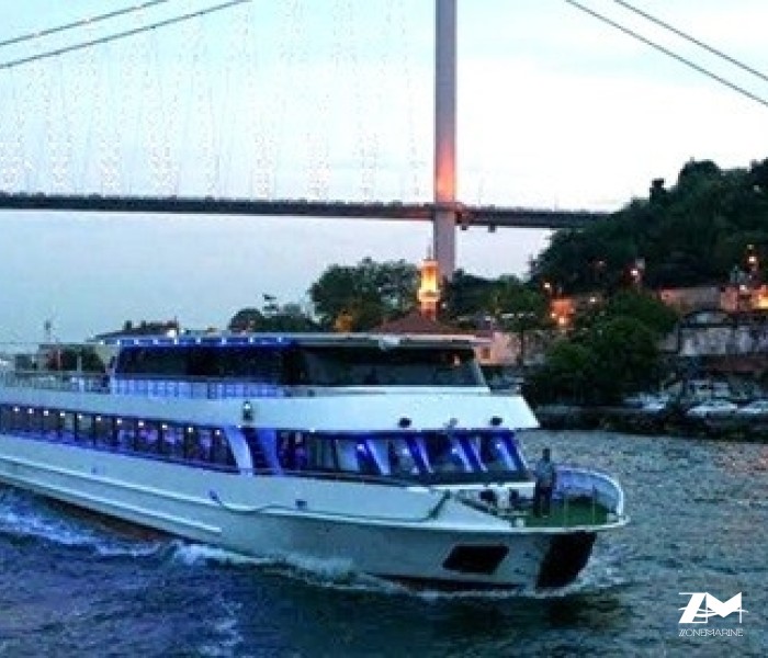  Bateau passagers restaurant 40 m rénové 2017 pour 420 invités 
