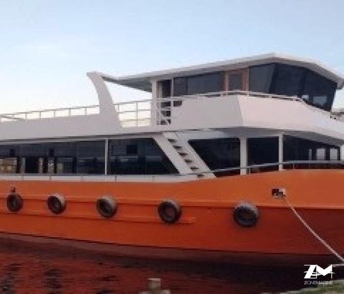 Bateau excursion passagers restaurant 24 m neuf capacité 150 passagers. Avec finitions au choix