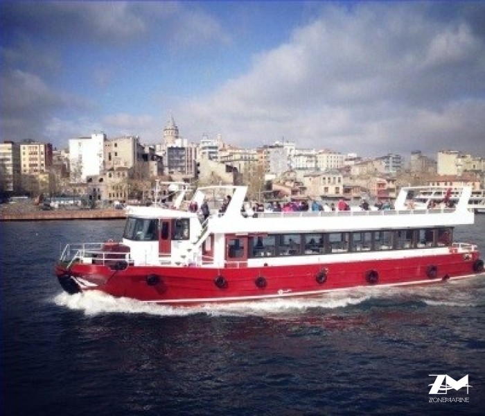 Bateau restaurant 23 m tout équipé pour 150 passagers rénové en 2013