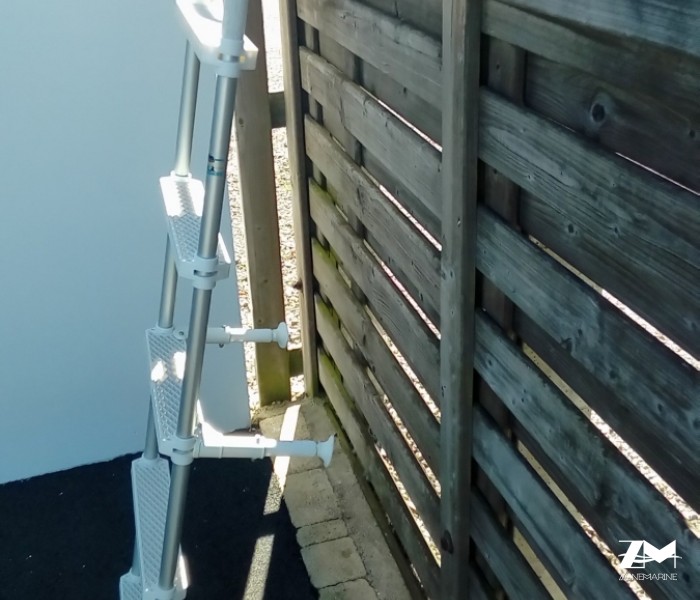 Echelle de bain aluminium 5 marches
