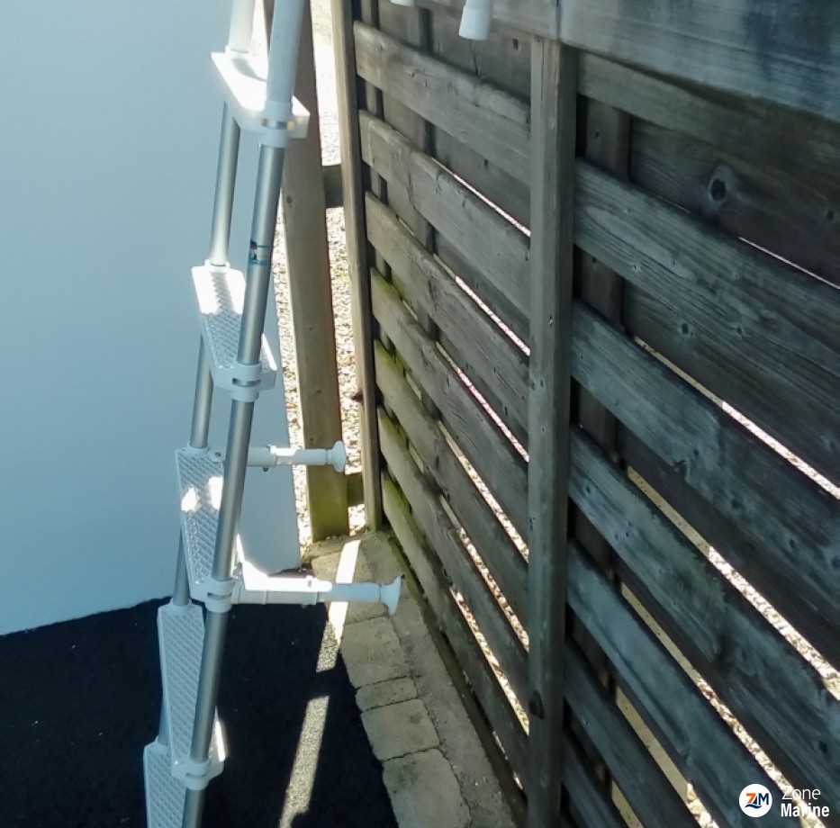 Echelle de bain aluminium 5 marches