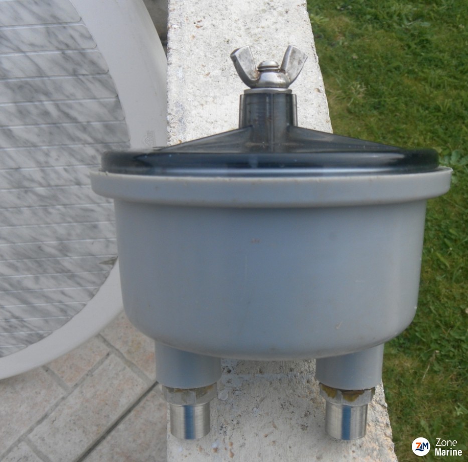 filtre d'admission eau de mer ou eau douce vetus type 150