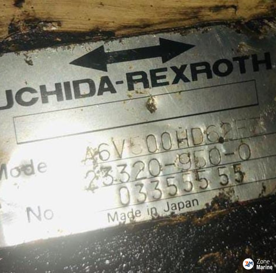 UCHIDA REXROTH A6V500HD62FZ & A2F160W2S8 HYDRAULIC PUMPS 