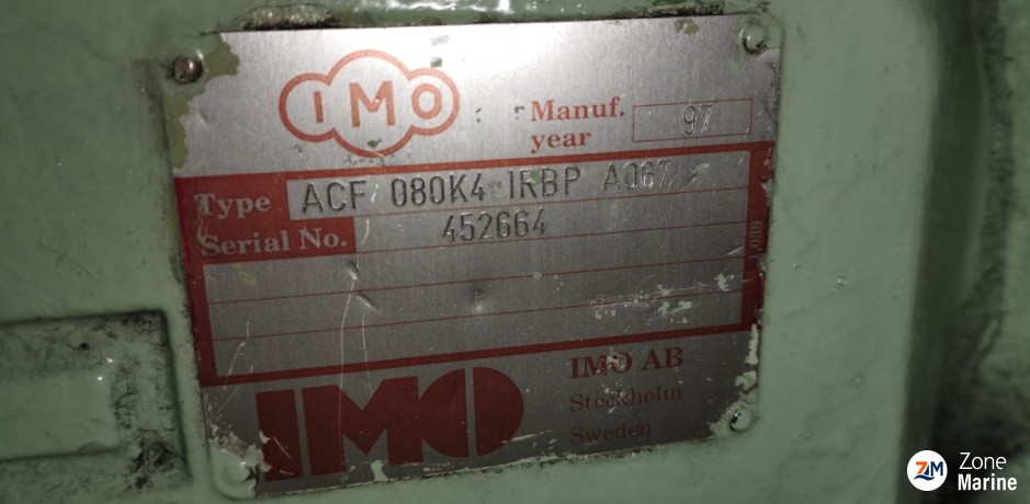 IMO ACF 080K4 1TBP A067 SCREW PUMP